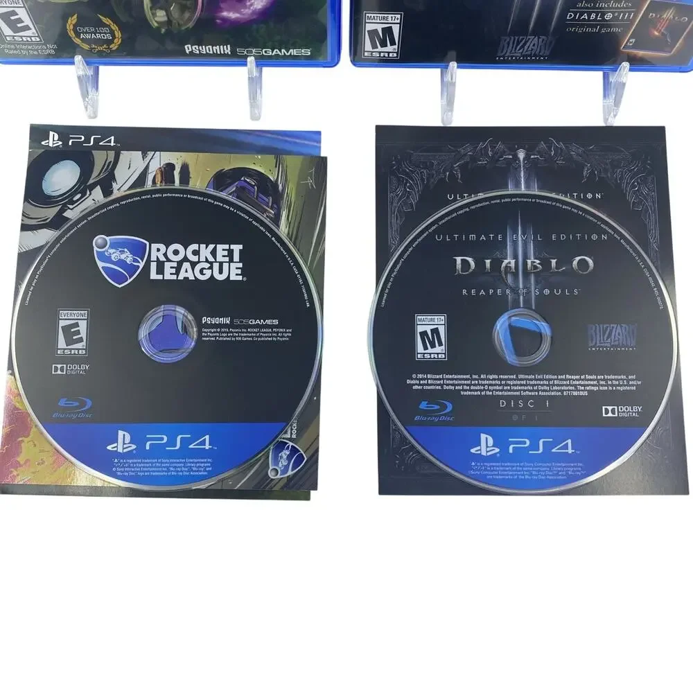 Rocket League Collector’s Edition & Diablo III Ultimate Evil PS4 CIB Tested